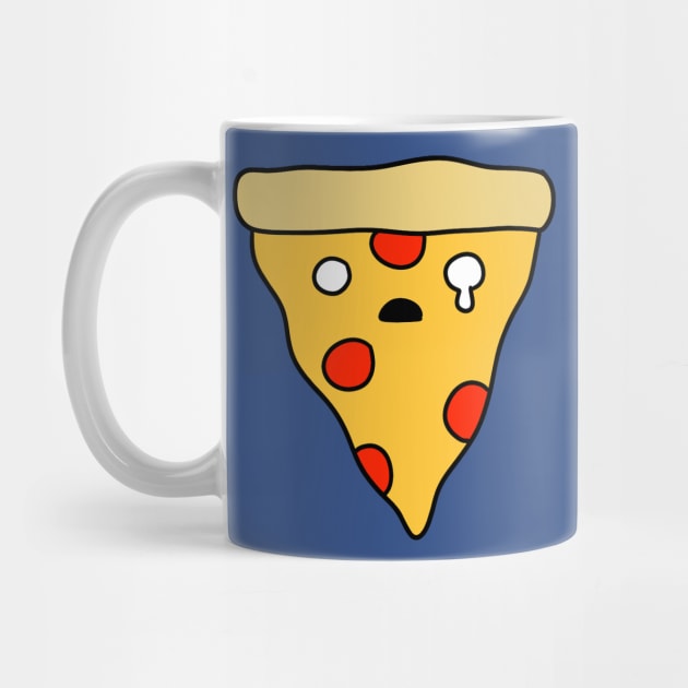 Crying Pizza Slice by saradaboru